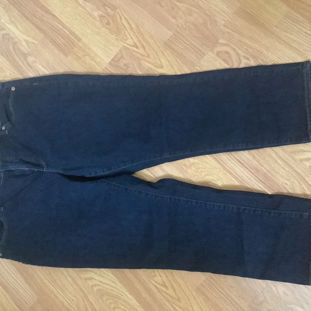 Lands end mid rise crop Jean size 16